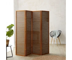 Homestyle4U Kambario pertvara, 176x2,2x175 cm, ruda