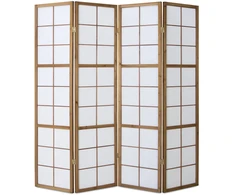 Homestyle4U Kambario pertvara, 176x2,2x175 cm, ruda