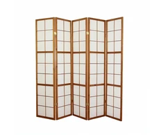 Homestyle4U Kambario pertvara, 220x2,2x175 cm, ruda
