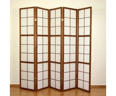 Homestyle4U Kambario pertvara, 220x2,2x175 cm, ruda
