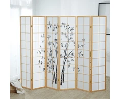 Homestyle4U Kambario pertvara, 263x2x179 cm, smėlio spalvos
