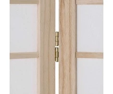 Homestyle4U Kambario pertvara, 120x2x170 cm, ruda