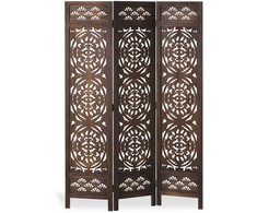 Homestyle4U Kambario pertvara, 120x2x170 cm, ruda