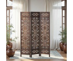 Homestyle4U Kambario pertvara, 120x2x170 cm, ruda