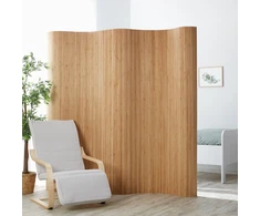 Homestyle4U Kambario pertvara, bambukas, 200x250 cm, ruda