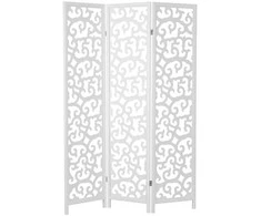 Homestyle4U Kambario pertvara, 130x2.2x175 cm, balta
