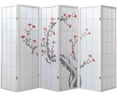 Homestyle4U Kambario pertvara, 264x2.2x179 cm, balta