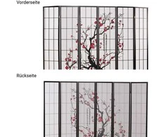 Homestyle4U Kambario pertvara, 263x2x179 cm, juoda