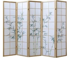 Homestyle4U Kambario pertvara, 220x2.2x175 cm, balta