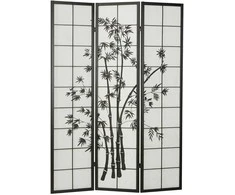 Homestyle4U Kambario pertvara, 132x2x179 cm, juoda