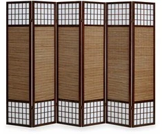 Homestyle4U Kambario pertvara, 264x2.2x175 cm, ruda