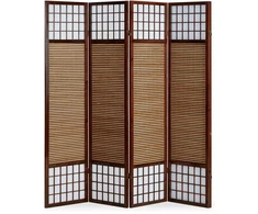 Homestyle4U Kambario pertvara, 176x2.2x175 cm, ruda