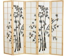 Homestyle4U Kambario pertvara, 220x2x179 cm, ruda