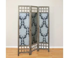 Homestyle4U Kambario pertvara, 120x2x170 cm, ruda
