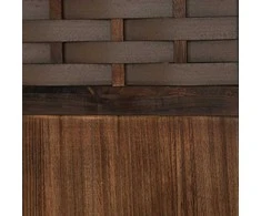 Homestyle4U Kambario pertvara, 120x2.2x170 cm, ruda
