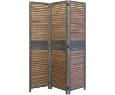 Homestyle4U Kambario pertvara, 120x2x170 cm, ruda