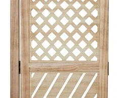 Homestyle4U Kambario pertvara, 120x2x170 cm, ruda