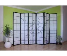 Homestyle4U Kambario pertvara, 264x2.2x179 cm, juoda