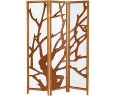 Homestyle4U Kambario pertvara, 130x2.2x175 cm, ruda