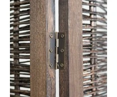 Homestyle4U Kambario pertvara, 120x2x170 cm, ruda