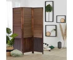 Homestyle4U Kambario pertvara, 120x2x170 cm, ruda, medinė