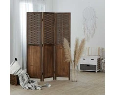 Homestyle4U Kambario pertvara, 120x2x170 cm, ruda