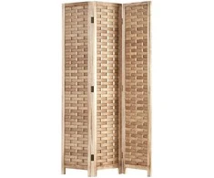 Homestyle4U Kambario pertvara, 120x2x170 cm, ruda