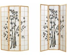 Homestyle4U Kambario pertvara, 132x2x179 cm, balta
