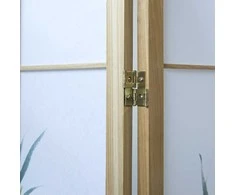 Homestyle4U Kambario pertvara, 132x2.2x175 cm, ruda