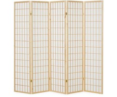 Homestyle4U Kambario pertvara, 220x2,2x175 cm, ruda