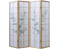 Homestyle4U Kambario pertvara, 176x2.2x175 cm, balta