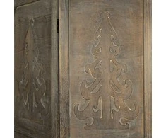 Homestyle4U Kambario pertvara, 160x2x170 cm, ruda