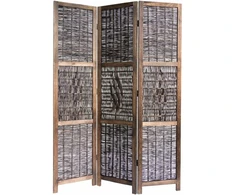 Homestyle4U Kambario pertvara, 120x2x170 cm, ruda