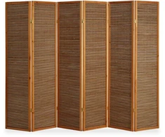 Homestyle4U Kambario pertvara, 264x2.2x175 cm, ruda
