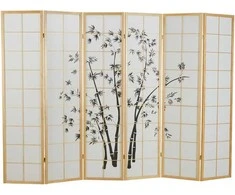 Homestyle4U Kambario pertvara, 263x2x179 cm, smėlio spalvos