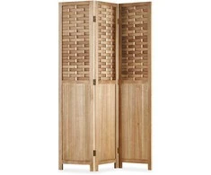 Homestyle4U Kambario pertvara, 120x2,2x170 cm, ruda