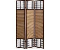 Homestyle4U Kambario pertvara, 132x2.2x175 cm, ruda