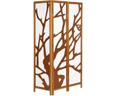 Homestyle4U Kambario pertvara, 130x2.2x175 cm, ruda