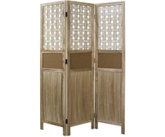 Homestyle4U Kambario pertvara, 120x1,7x170 cm, ruda