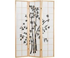 Homestyle4U Kambario pertvara, 132x2x179 cm, balta