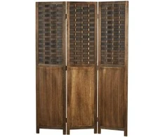 Homestyle4U Kambario pertvara, 120x2x170 cm, ruda