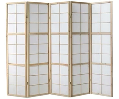 Homestyle4U Kambario pertvara, 220x2.2x175 cm, balta