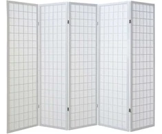 Homestyle4U Kambario pertvara, 220x2.2x175 cm, balta