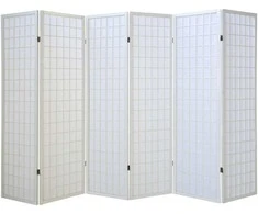 Homestyle4U Kambario pertvara, 264x2.2x175 cm, balta