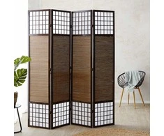 Homestyle4U Kambario pertvara, 160x200x1,8 cm, ruda