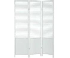 Homestyle4U Kambario pertvara, 130x2,2x175 cm, balta