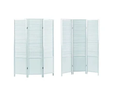 Homestyle4U Kambario pertvara, 130x2,2x175 cm, balta