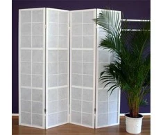 Homestyle4U Kambario pertvara, 176x2.2x175 cm, balta
