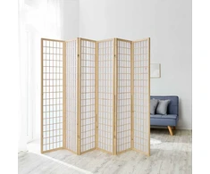 Homestyle4U Kambario pertvara, 264x2,2x175 cm, ruda