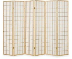 Homestyle4U Kambario pertvara, 264x2,2x175 cm, ruda